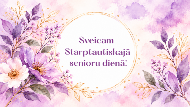 1. oktobris ‒ Starptautiskā senioru diena