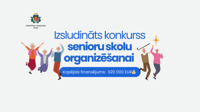attēls ar tekstu "Izsludināts konkurss senioru skolu organizēšanai"