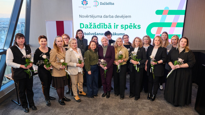 Attēlā atspoguļoti uzvarētāji