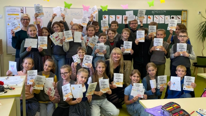 Attēlā skolēnu klases kopbilde