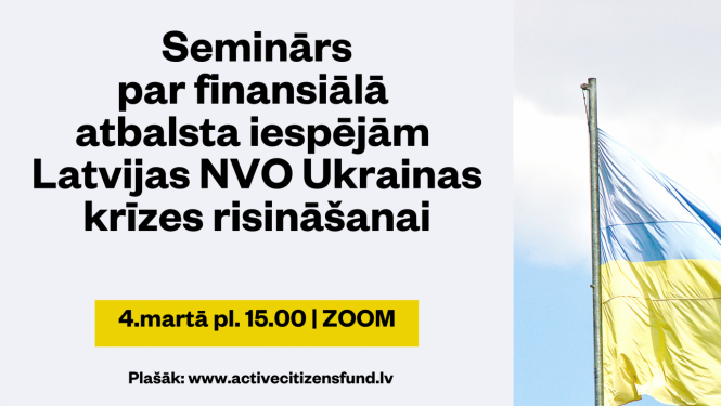 Informatīvā semināra baneris