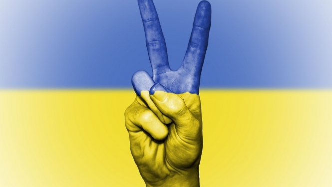 Ukrainas karoga vizuālis