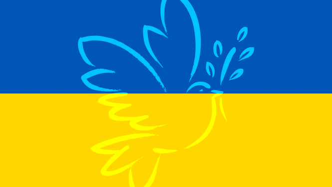 Ukrainas karoga vizuālis