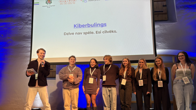 Foto no pasākuma jauniešiem