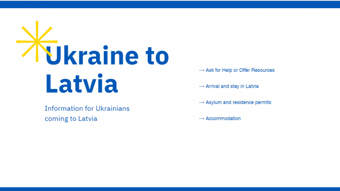 Ukraine to Latvia banner