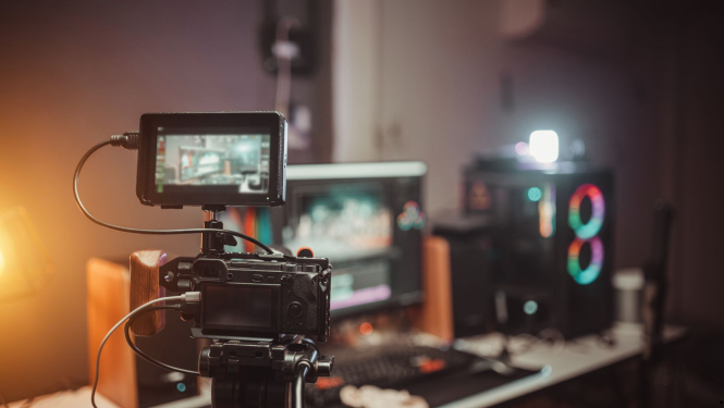 Attēlā kameras aprīkojums