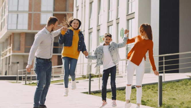 Ģimene pilsētvidē