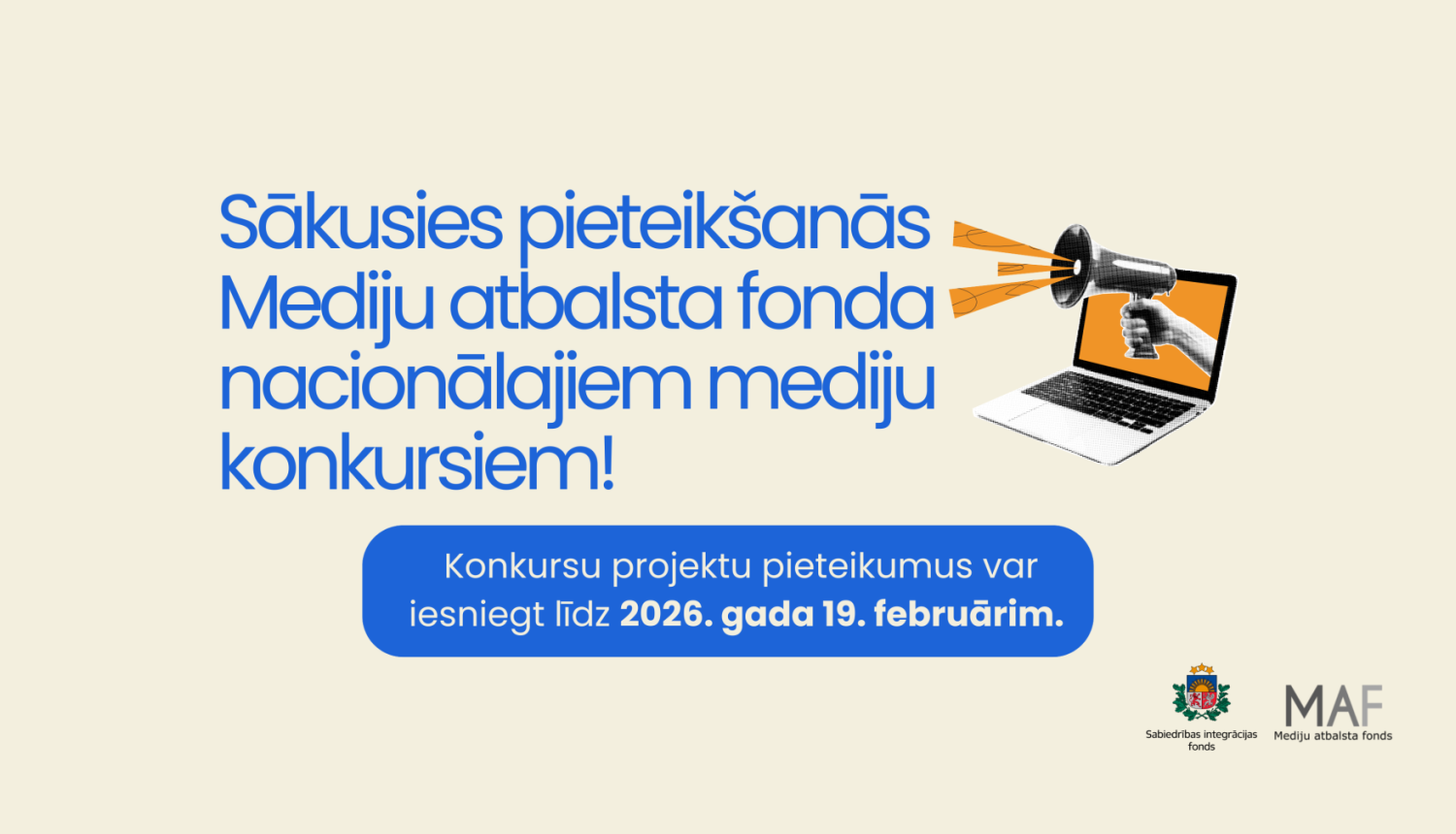 Vizualis atspoguļo MAF konkursu