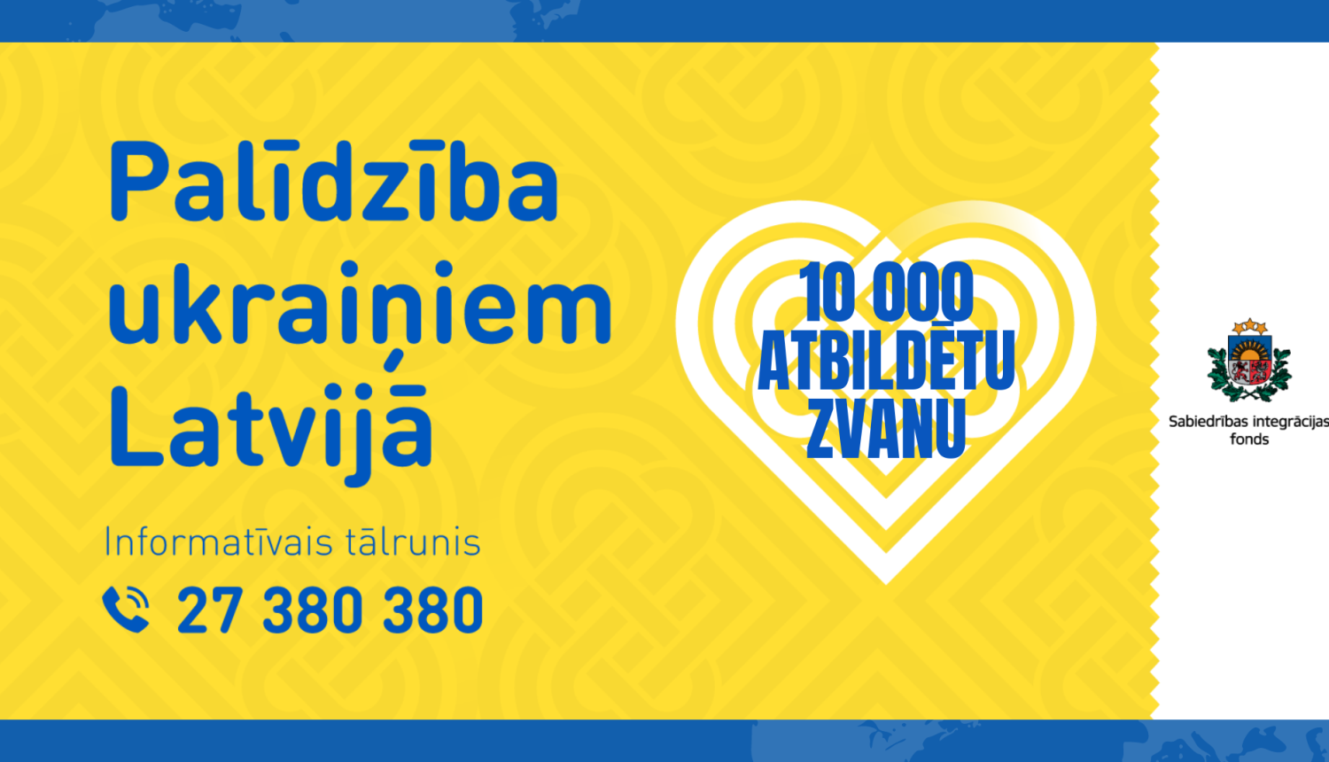 10 000 atbildētu zvanu baneris