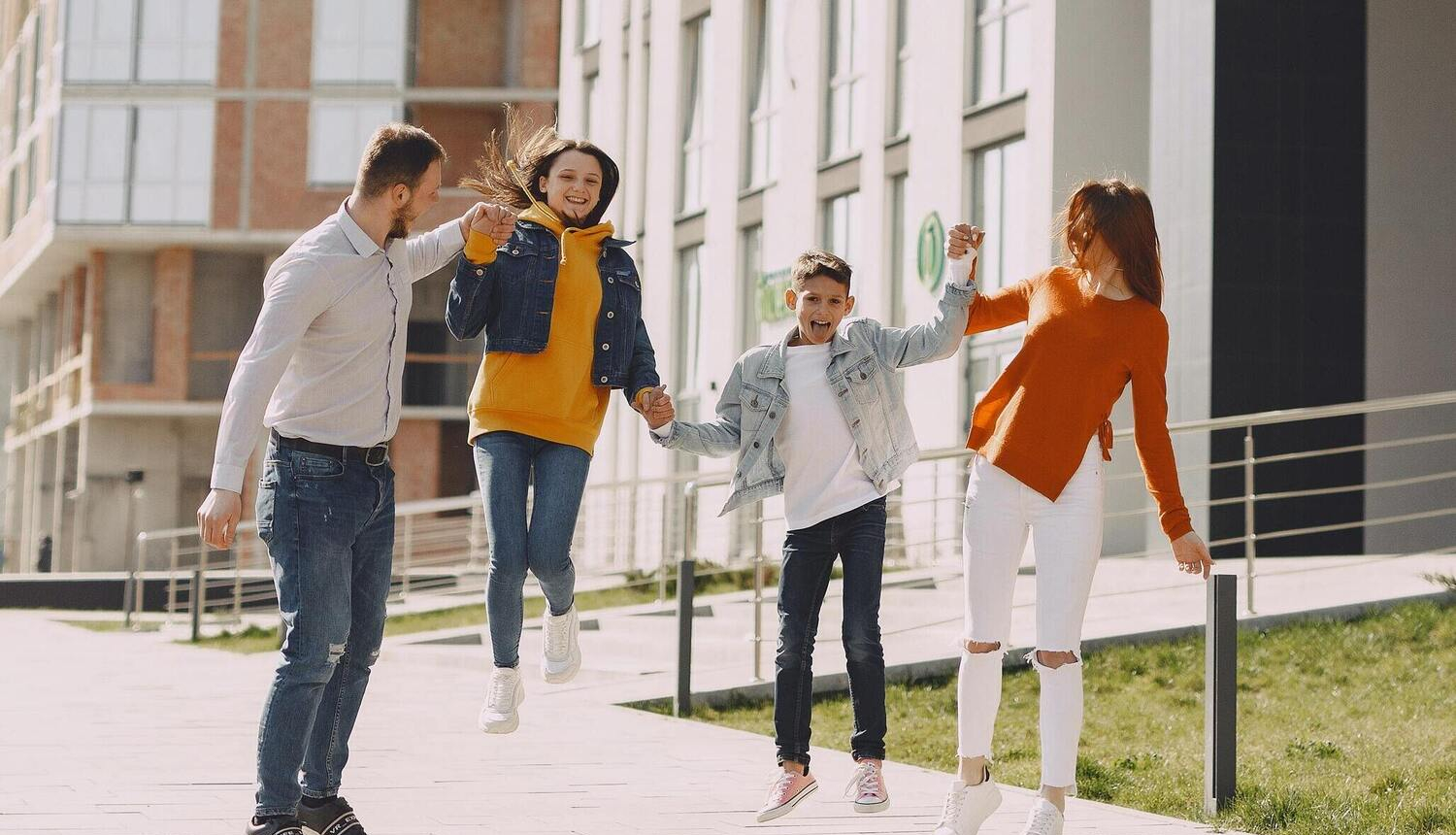 Ģimene pilsētvidē