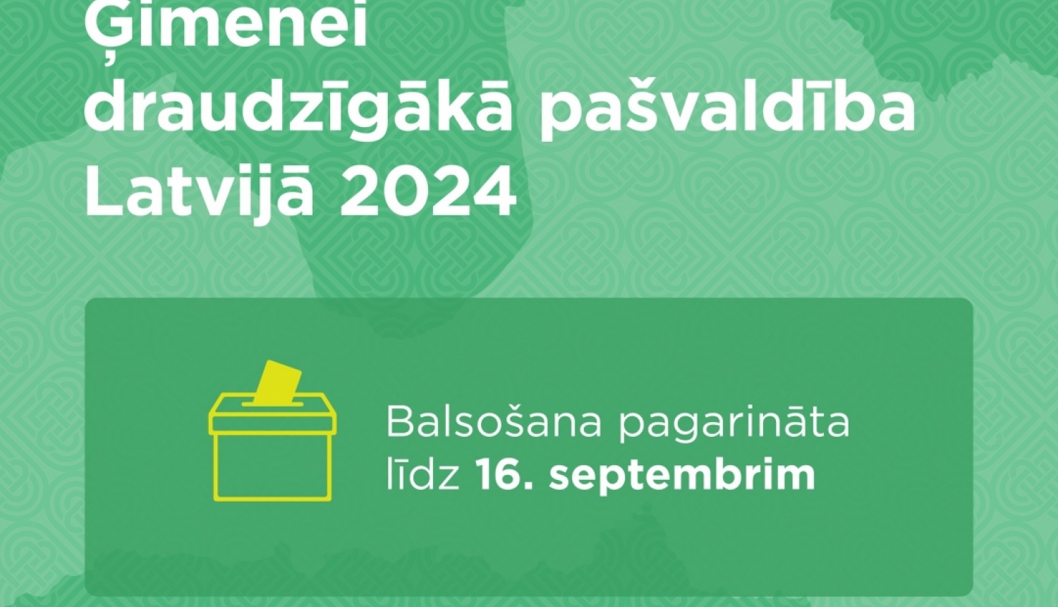 Teksts, Ģimenei drauzīgākā pašvaldība konkursa ba