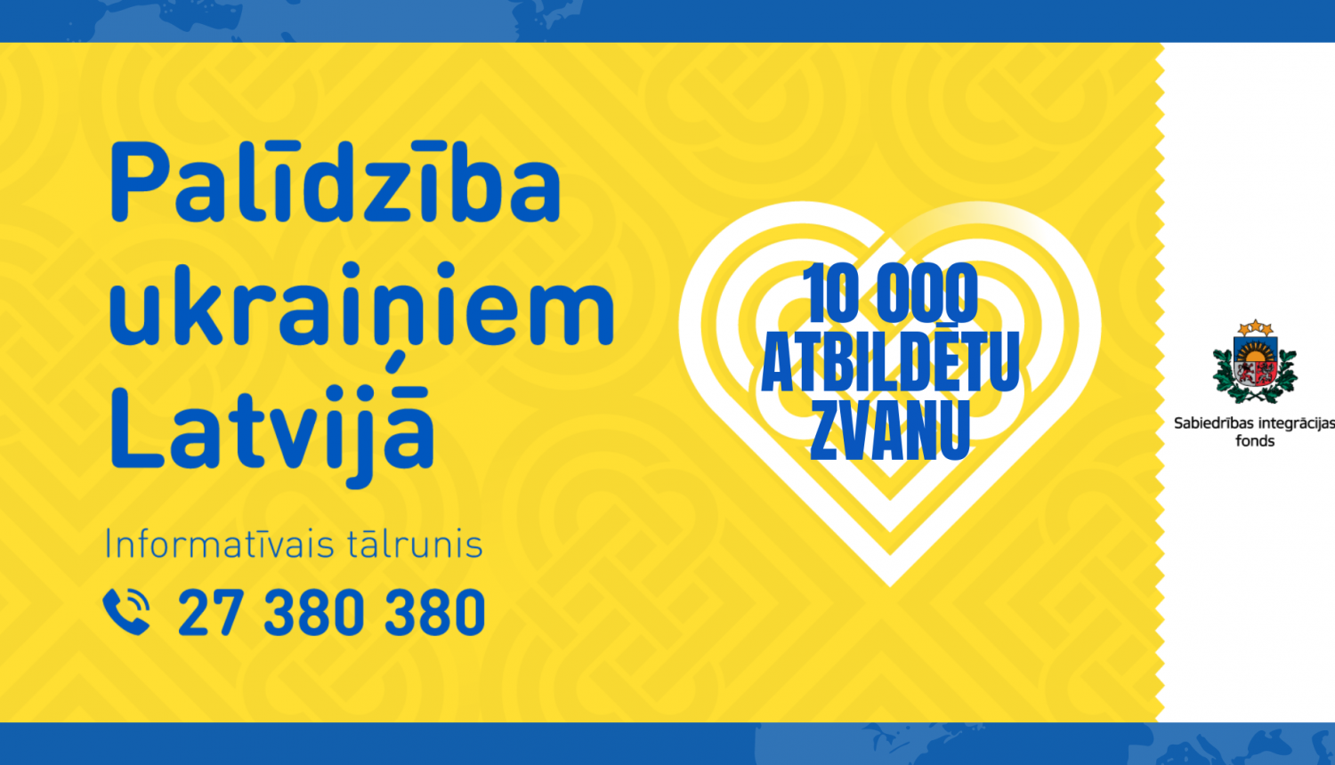 10 000 atbildētu zvanu baneris